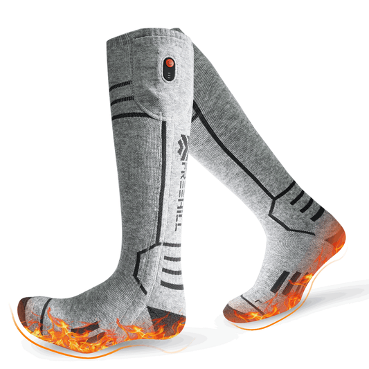 Unisex Merino Wool Blend Heated Socks | Winter Warm Thermal Socks for Hunting, Skiing & Cold Weather