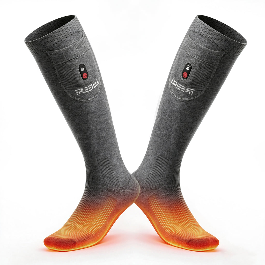 Ultimate Wool Heated Socks – 7.4V, 5s Instant Warmth, 16H Battery, Coolmax & Hidden Heating