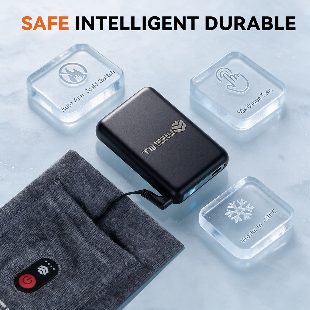 Ultimate Wool Heated Socks – 7.4V, 5s Instant Warmth, 16H Battery, Coolmax & Hidden Heating