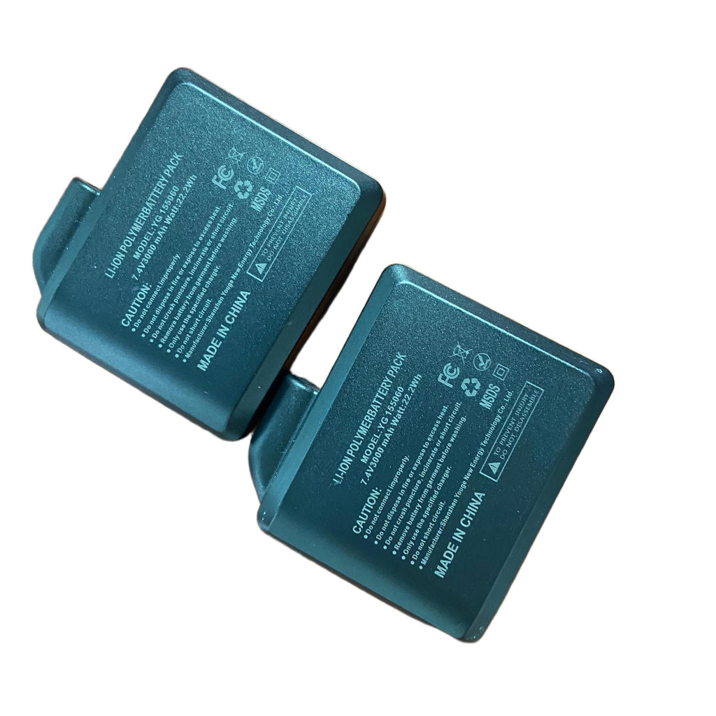 YG155060 3000mAh 7.4V Battery Pack + Charger for FREEHILL Heated Gloves
